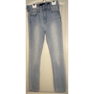 Lucky Brand 2/26 Ankle Bridgette Skinny Jeans Stretch Denim Light Wash